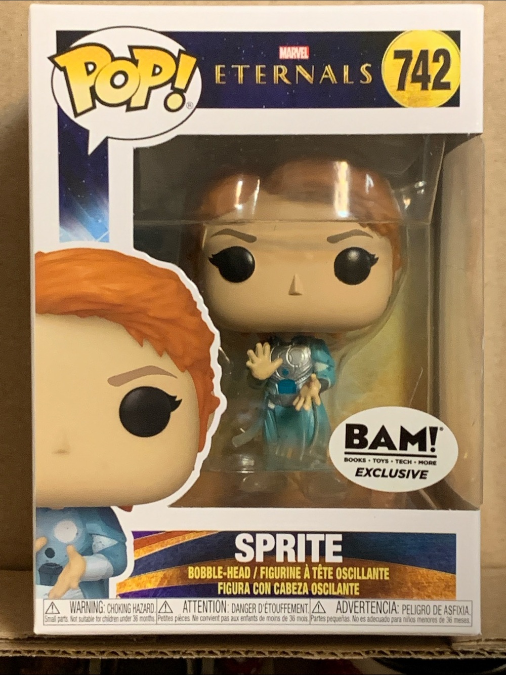 Funko Sprite from Marvel Eternals - Orange Hair, Teal Outfit